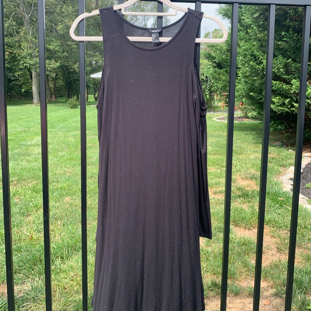 Long Sleeve Cold Shoulder Dress